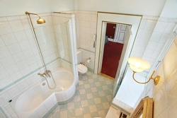 Tualet fotosundan hamam bölməsi