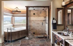 Photo of bathtubs with shower stands