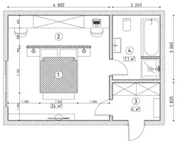 Bedroom Interior Plan