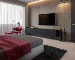 TV in the bedroom modern design