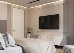 TV in the bedroom modern design