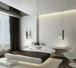 Minimalist yataq otağı interyeri