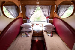 Photo of the sleeping car inside