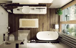 Bathtub design from above