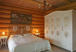 Russian bedroom interior