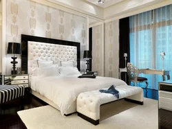 Modern bedroom interior design wallpaper