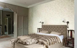 Modern bedroom interior design wallpaper