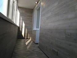 Laminate wall decoration photo loggia