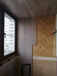 Laminate wall decoration photo loggia
