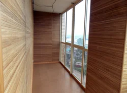 Laminate wall decoration photo loggia
