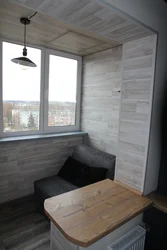 Laminate wall decoration photo loggia