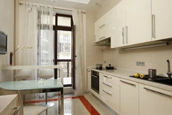 Kitchens with a balcony photo 12 square meters photo