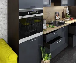 Anthracite Kitchen Color Photo In The Interior