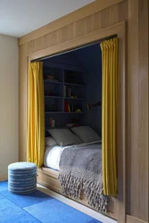 Bedroom in a niche photo