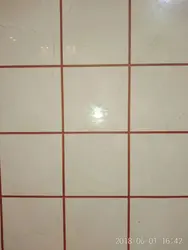 Colored bath grout photo