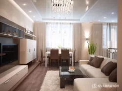 Living room 23 sq m design