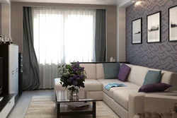 Corner Sofa In The Living Room Interior 18 Sq M