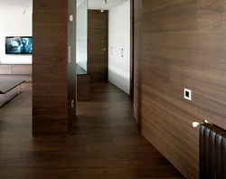 Photo Of Laminate On The Wall In The Apartment Corridor