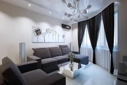 Living room interior panel apartment