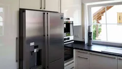 Refrigerator website website in the kitchen interior
