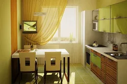 Kitchen design 3 sq m