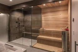 Design sauna and bath in one