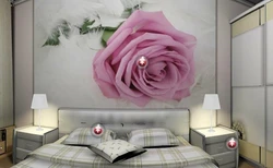 Flowers for the bedroom as a design