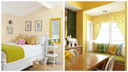 Yellow color in the bedroom interior what colors goes with