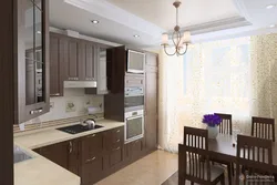 Photo of a kitchen in a two-room apartment in a panel house
