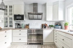 Ikea budbin white kitchen in a real interior
