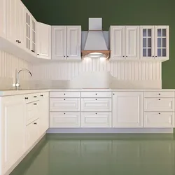 Ikea budbin white kitchen in a real interior