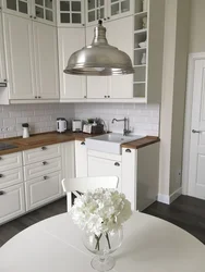 Ikea budbin white kitchen in a real interior