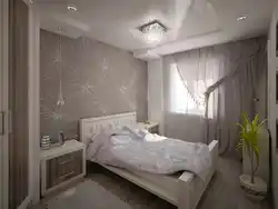 Room design 18 sq m bedroom with balcony photo