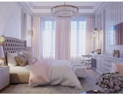 Bedroom interiors pastel photos