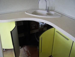 Trapezoidal kitchen photo