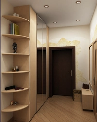 Design Of A One-Room Apartment With A Small Hallway
