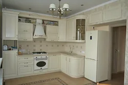 Ivory Color Photo Kitchen