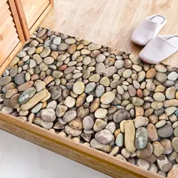 Pebbles in the bath interior