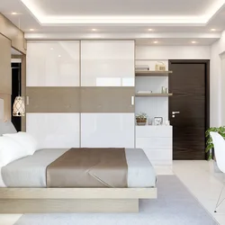 Interior design wardrobes in the bedroom