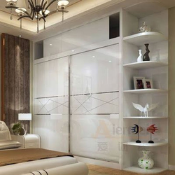 Interior design wardrobes in the bedroom