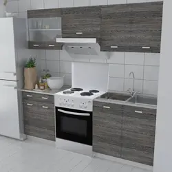 Kitchens with separate gas stove photo