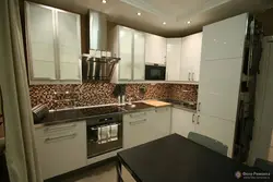 Oshxona dizayni panel uyida 8 kv m