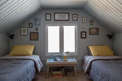 Photo Design Of Attic Bedroom With Gable