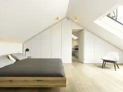 Тарҳи акс хоб болохона бо gable
