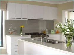 Walls for a gray kitchen photo painting