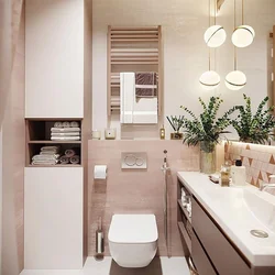 Delicate bathroom design