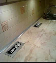 Sockets in the kitchen photo