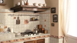 How to lay tiles in the kitchen photo