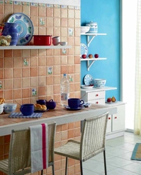 How to lay tiles in the kitchen photo
