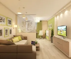 Bedroom and children's room in one room 18 sq m photo